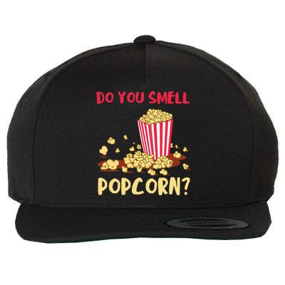 Popcorn Lover Do You Smell Movie Snack Popcorn Cinema Wool Snapback Cap