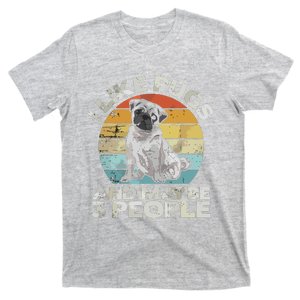 Pug Lover Dog Lover Gift Retro Pug T-Shirt