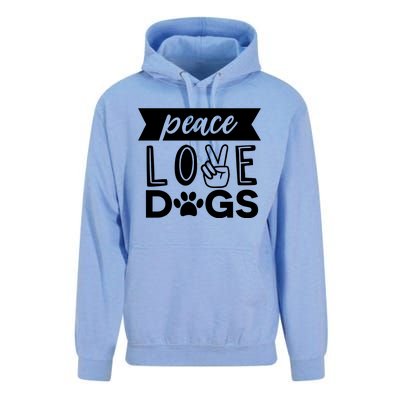 Peace Love Dogs Unisex Surf Hoodie