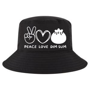 Peace Love Dim Sum Retro Dim Sum Lover Food Lover Cool Comfort Performance Bucket Hat