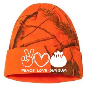 Peace Love Dim Sum Retro Dim Sum Lover Food Lover Kati Licensed 12" Camo Beanie