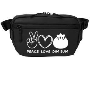 Peace Love Dim Sum Retro Dim Sum Lover Food Lover Crossbody Pack