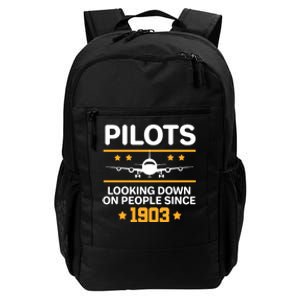 Pilots Looking Down On People Since 1903 Daily Commute Backpack