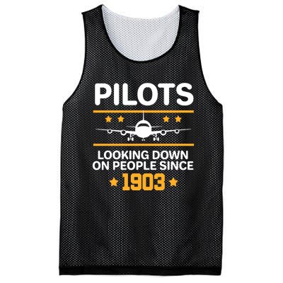 Pilots Looking Down On People Since 1903 Mesh Reversible Basketball Jersey Tank