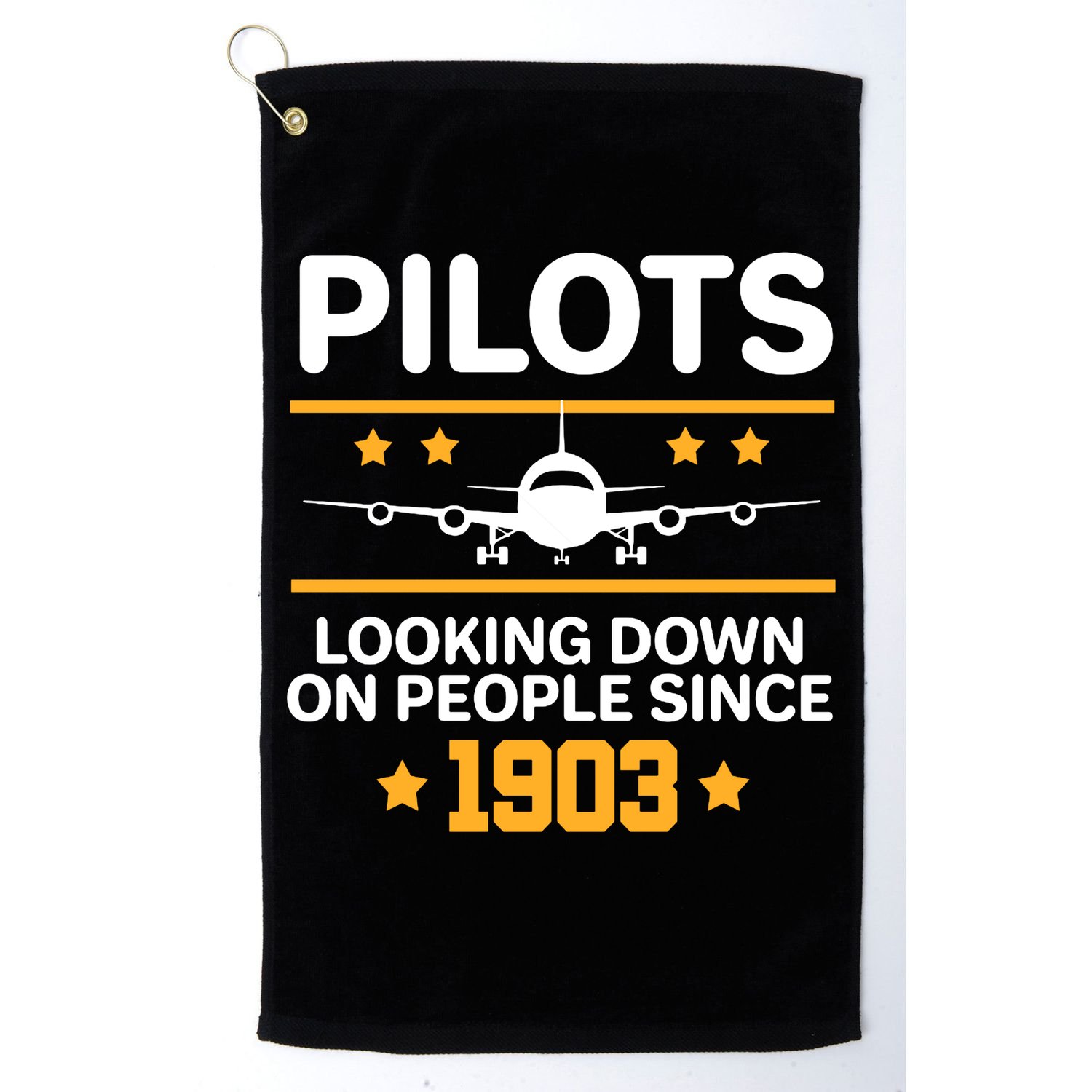 Pilots Looking Down On People Since 1903 Golf Towel