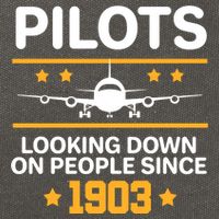 Pilots Looking Down On People Since 1903 Cotton Canvas Backpack