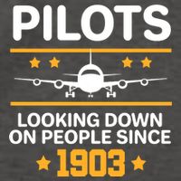 Pilots Looking Down On People Since 1903 Vector Backpack