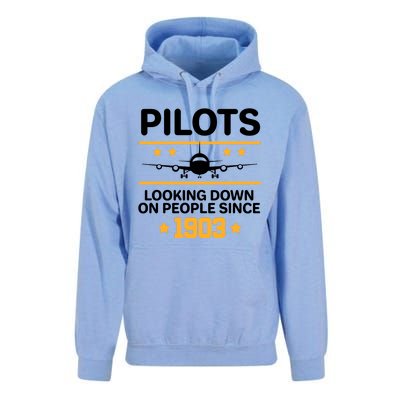 Pilots Looking Down On People Since 1903 Unisex Surf Hoodie