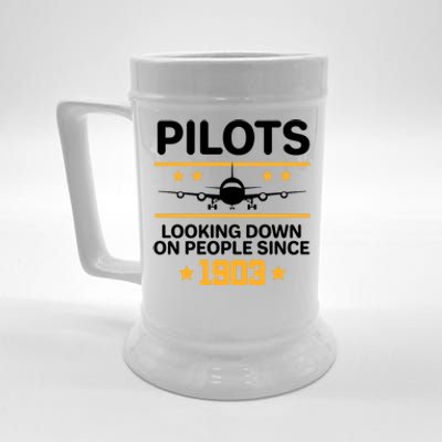 Pilots Looking Down On People Since 1903 Beer Stein