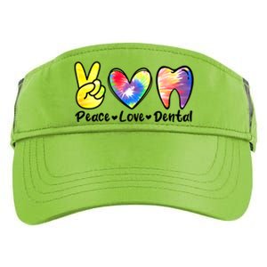 Peace Love Dental Gift Assistant Hygienist Dentist Gift Adult Drive Performance Visor