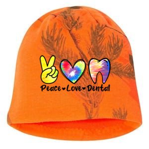 Peace Love Dental Gift Assistant Hygienist Dentist Gift Kati - Camo Knit Beanie