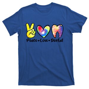 Peace Love Dental Gift Assistant Hygienist Dentist Gift T-Shirt