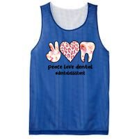 Peace Love Dental Assistant Best Dental Assistant Great Gift Mesh Reversible Basketball Jersey Tank