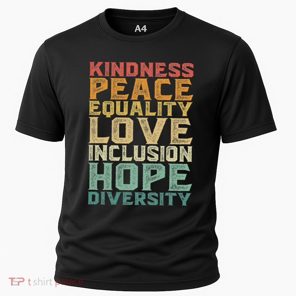 Peace Love Diversity Inclusion Equality Black History Month Cooling Performance Crew T-Shirt