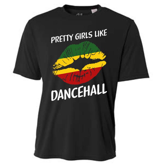 Pretty Like Dancehall Jamaican Girl Jamaica Cooling Performance Crew T-Shirt