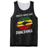 Pretty Like Dancehall Jamaican Girl Jamaica Mesh Reversible Basketball Jersey Tank