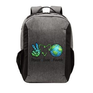 Peace Love Earth Day Recycle Vector Backpack