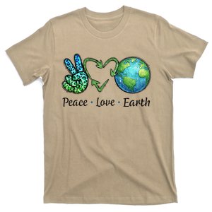 Peace Love Earth Day Recycle T-Shirt