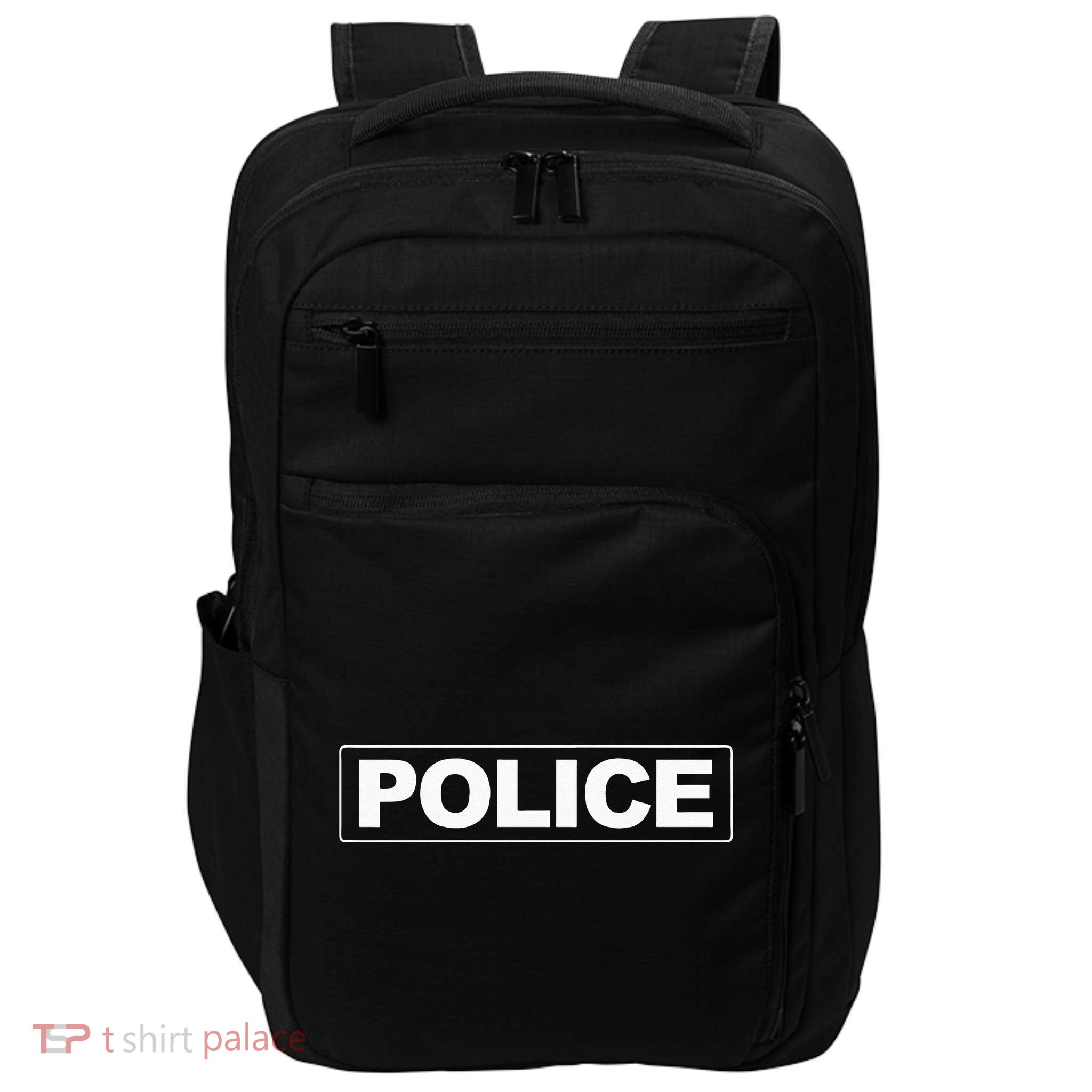 Police Law Enforcement Police Impact Tech Backpack