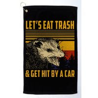 Possum LetS Eat Trash And Get Hit By A Car Golf Towel