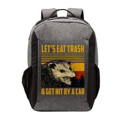 Possum LetS Eat Trash And Get Hit By A Car Vector Backpack