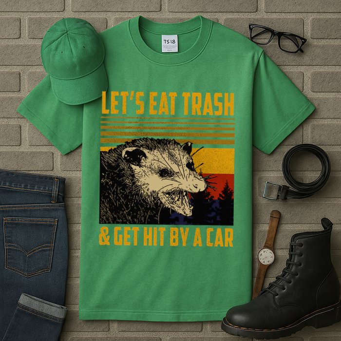 Possum LetS Eat Trash And Get Hit By A Car Tall T-Shirt