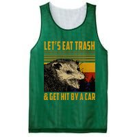 Possum LetS Eat Trash And Get Hit By A Car Mesh Reversible Basketball Jersey Tank