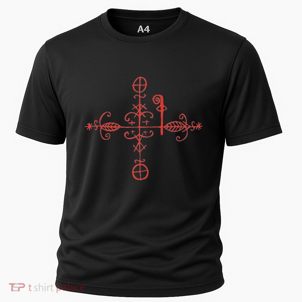 Papa Legba Elegba Eleggua God Of The Crossroads Veve Cooling Performance Crew T-Shirt