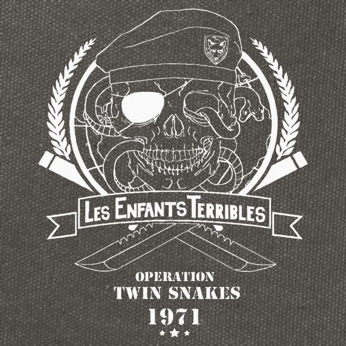 Ps Les Enfants Terribles Metall Gear Sollid Cotton Canvas Backpack