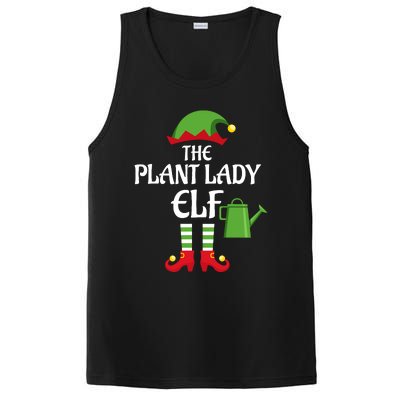 Plant Lady Elf Family Matching Group Christmas PosiCharge Competitor Tank