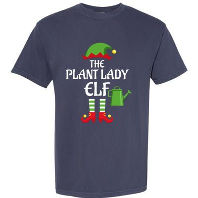 Plant Lady Elf Family Matching Group Christmas Garment-Dyed Heavyweight T-Shirt