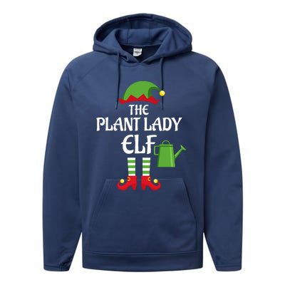 Plant Lady Elf Family Matching Group Christmas Performance Fleece Hoodie