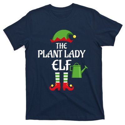 Plant Lady Elf Family Matching Group Christmas T-Shirt