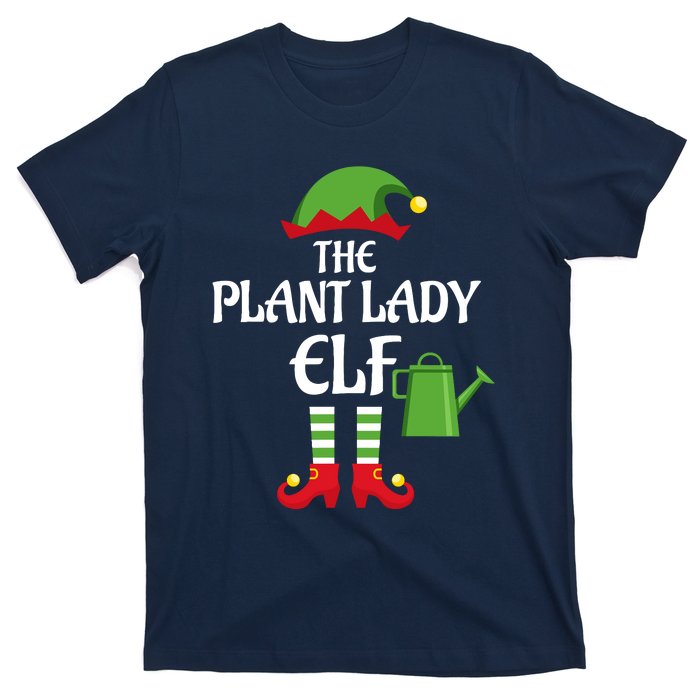 Plant Lady Elf Family Matching Group Christmas T-Shirt