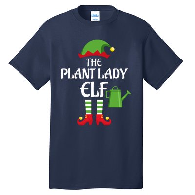 Plant Lady Elf Family Matching Group Christmas Tall T-Shirt