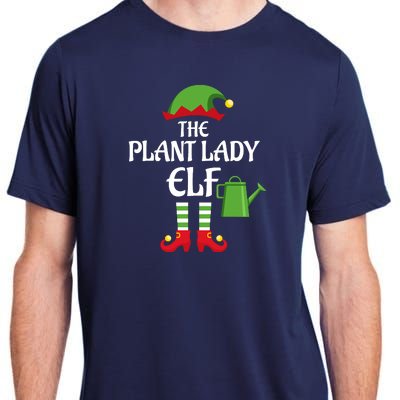 Plant Lady Elf Family Matching Group Christmas Adult ChromaSoft Performance T-Shirt