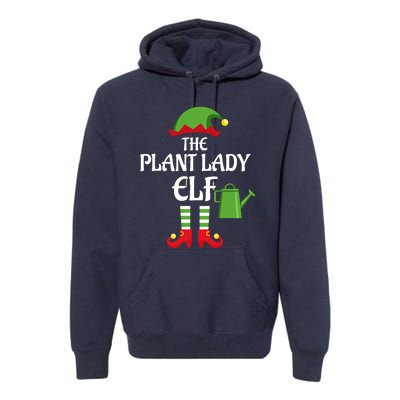 Plant Lady Elf Family Matching Group Christmas Premium Hoodie