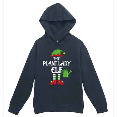 Plant Lady Elf Family Matching Group Christmas Urban Pullover Hoodie