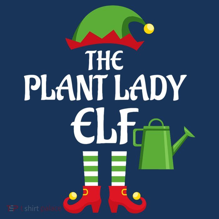 Plant Lady Elf Family Matching Group Christmas Premium T-Shirt