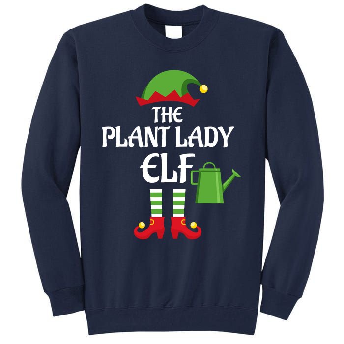 Plant Lady Elf Family Matching Group Christmas Tall Sweatshirt