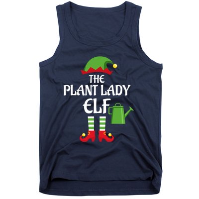 Plant Lady Elf Family Matching Group Christmas Tank Top