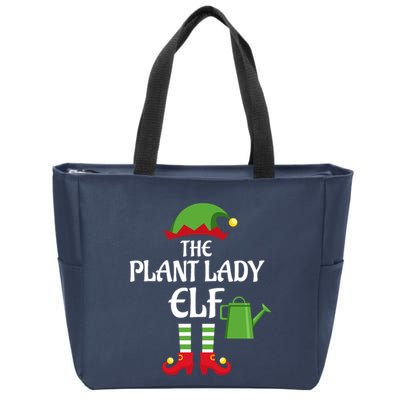 Plant Lady Elf Family Matching Group Christmas Zip Tote Bag