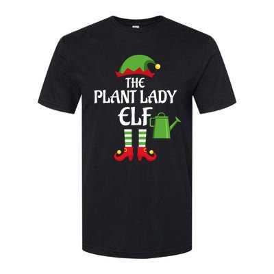 Plant Lady Elf Family Matching Group Christmas Softstyle CVC T-Shirt