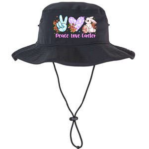 Peace Love Easter Day Gift Easter Egg Floral Legacy Cool Fit Booney Bucket Hat