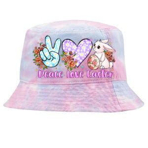 Peace Love Easter Day Gift Easter Egg Floral Tie-Dyed Bucket Hat