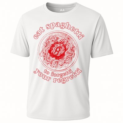 Pasta Lover Eat The Spaghetti To Forgetti Your Regretti Performance Shirt