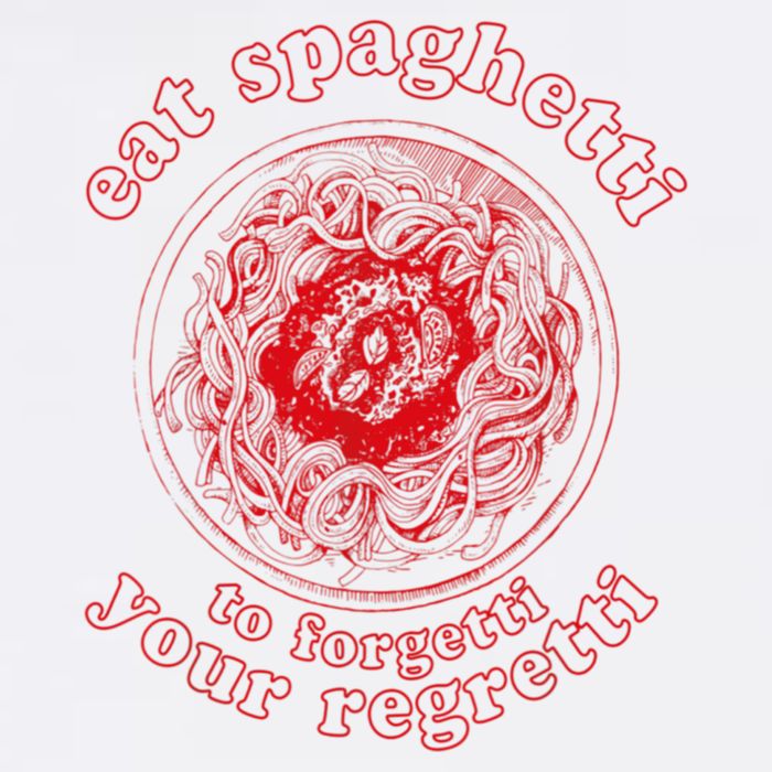 Pasta Lover Eat The Spaghetti To Forgetti Your Regretti Apron