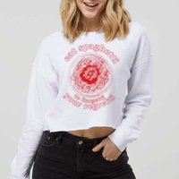 Pasta Lover Eat The Spaghetti To Forgetti Your Regretti Cropped Pullover Crew