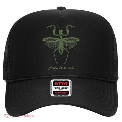 Pray Love Eat High Crown Mesh Back Trucker Hat