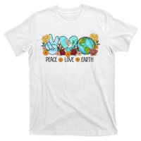 Peace Love Earth Planet Earth Day T-Shirt